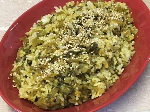 高菜カレーチャーハン♪